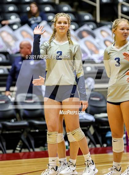 Thumbnail 2 in Keller vs. Ridge Point (UIL Volleyball 6A Semi-Finals)  photogallery.