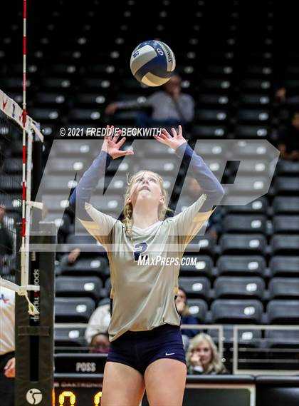 Thumbnail 3 in Keller vs. Ridge Point (UIL Volleyball 6A Semi-Finals)  photogallery.