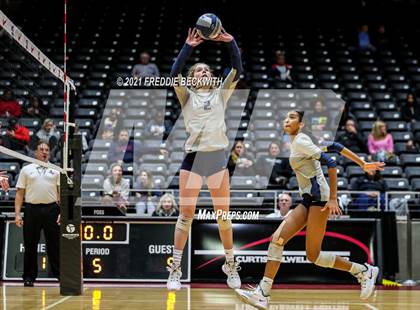 Thumbnail 3 in Keller vs. Ridge Point (UIL Volleyball 6A Semi-Finals)  photogallery.