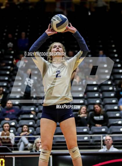 Thumbnail 2 in Keller vs. Ridge Point (UIL Volleyball 6A Semi-Finals)  photogallery.