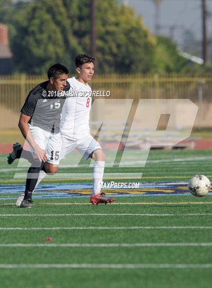Thumbnail 3 in Redondo Union vs Cerritos (Marina Tournament) photogallery.