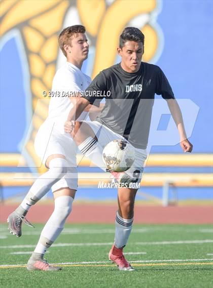 Thumbnail 1 in Redondo Union vs Cerritos (Marina Tournament) photogallery.