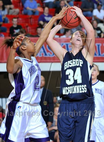 Thumbnail 1 in River Mill Academy vs. Bishop McGuinness (NCHSAA 1A Final) photogallery.