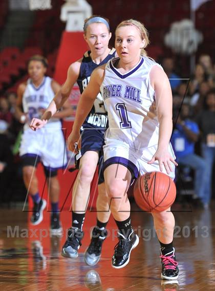 Thumbnail 3 in River Mill Academy vs. Bishop McGuinness (NCHSAA 1A Final) photogallery.