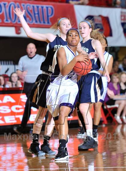 Thumbnail 2 in River Mill Academy vs. Bishop McGuinness (NCHSAA 1A Final) photogallery.