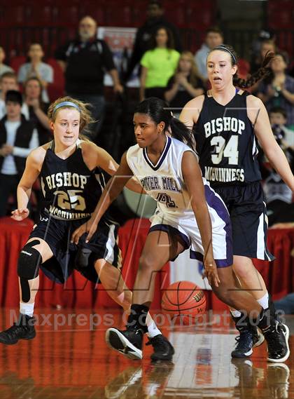 Thumbnail 3 in River Mill Academy vs. Bishop McGuinness (NCHSAA 1A Final) photogallery.