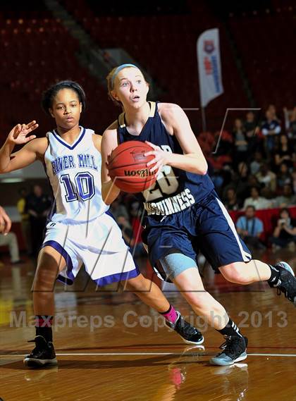 Thumbnail 1 in River Mill Academy vs. Bishop McGuinness (NCHSAA 1A Final) photogallery.