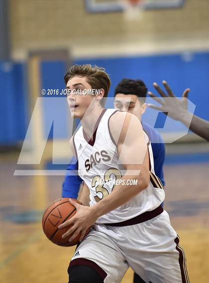 Thumbnail 2 in San Antonio Memorial vs San Antonio Christian (SAISD Invitational) photogallery.