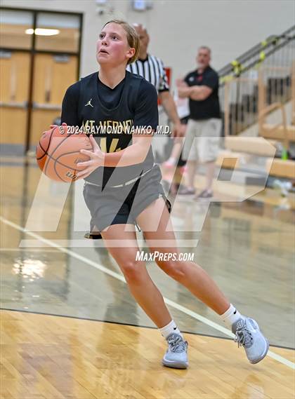 Thumbnail 2 in Mt. Vernon vs Rensselaer Central (IBCA / IHSAA Showcase) photogallery.