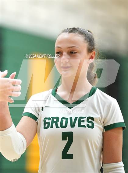 Thumbnail 3 in Groves vs. Trenton (Notre Dame Prep Quad) photogallery.