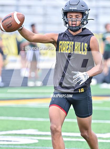 Thumbnail 3 in Forest Hills vs Northwood (Montgomery Central 2nd Annual 7 on 7 Air Raid Classic) photogallery.