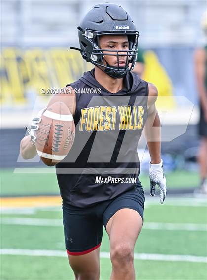 Thumbnail 1 in Forest Hills vs Northwood (Montgomery Central 2nd Annual 7 on 7 Air Raid Classic) photogallery.