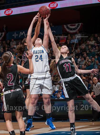 Thumbnail 2 in Bacon Academy vs. Farmington (CIAC Class L Final) photogallery.
