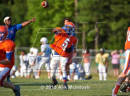 Thumbnail 2 in Louisburg vs. Person Scrimmage (Tar River Rumble) photogallery.