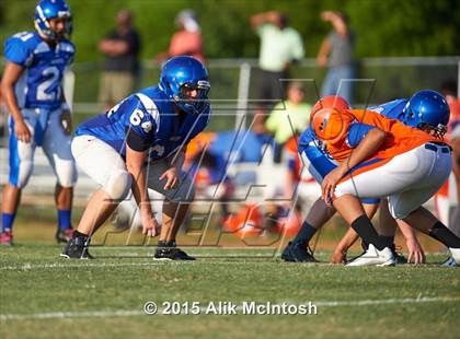 Thumbnail 2 in Louisburg vs. Person Scrimmage (Tar River Rumble) photogallery.