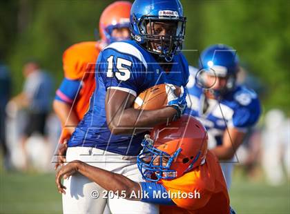 Thumbnail 3 in Louisburg vs. Person Scrimmage (Tar River Rumble) photogallery.