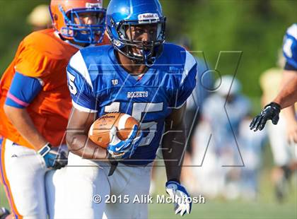 Thumbnail 2 in Louisburg vs. Person Scrimmage (Tar River Rumble) photogallery.