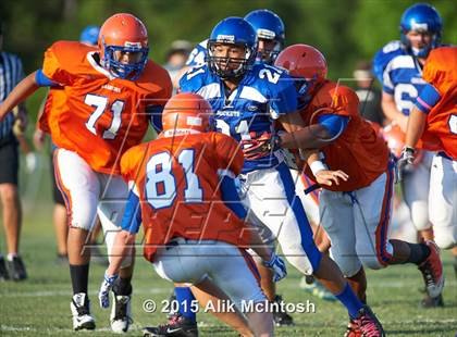 Thumbnail 2 in Louisburg vs. Person Scrimmage (Tar River Rumble) photogallery.