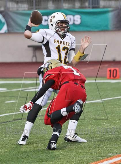 Thumbnail 1 in Parker vs. Santa Fe Christian (CIF SDS D5 Final) photogallery.