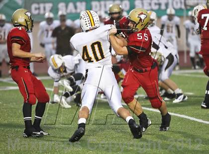 Thumbnail 2 in Parker vs. Santa Fe Christian (CIF SDS D5 Final) photogallery.