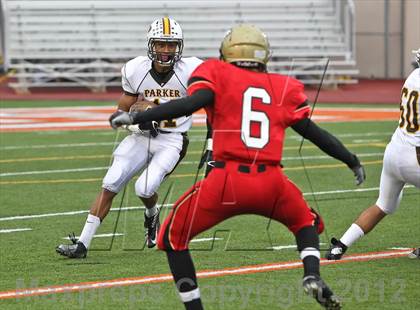 Thumbnail 2 in Parker vs. Santa Fe Christian (CIF SDS D5 Final) photogallery.
