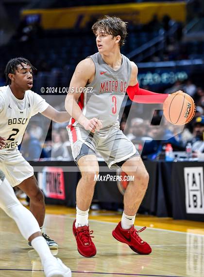 Thumbnail 3 in St. John Bosco vs. Mater Dei (Coastal Catholic Classic) photogallery.