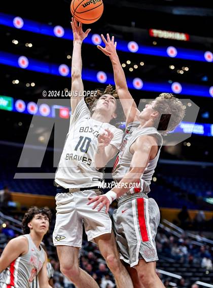 Thumbnail 3 in St. John Bosco vs. Mater Dei (Coastal Catholic Classic) photogallery.
