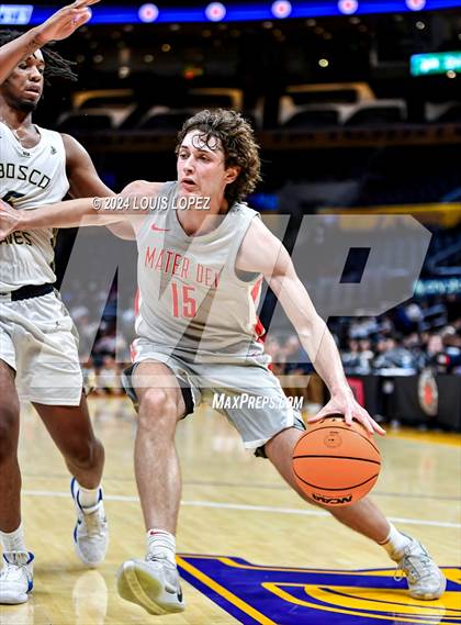 Thumbnail 3 in St. John Bosco vs. Mater Dei (Coastal Catholic Classic) photogallery.