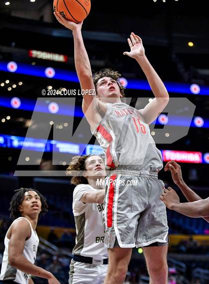 Thumbnail 2 in St. John Bosco vs. Mater Dei (Coastal Catholic Classic) photogallery.