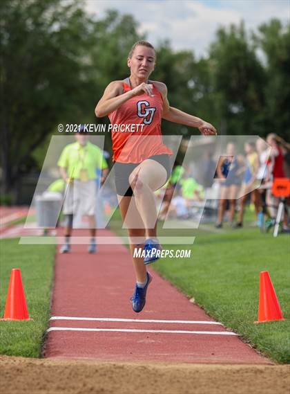 Thumbnail 1 in CHSAA Track & Field 4A Championships (Girls Long Jump) photogallery.