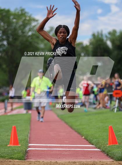 Thumbnail 2 in CHSAA Track & Field 4A Championships (Girls Long Jump) photogallery.