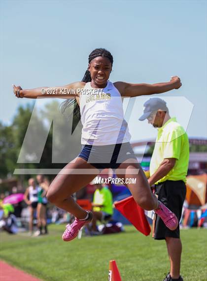 Thumbnail 3 in CHSAA Track & Field 4A Championships (Girls Long Jump) photogallery.