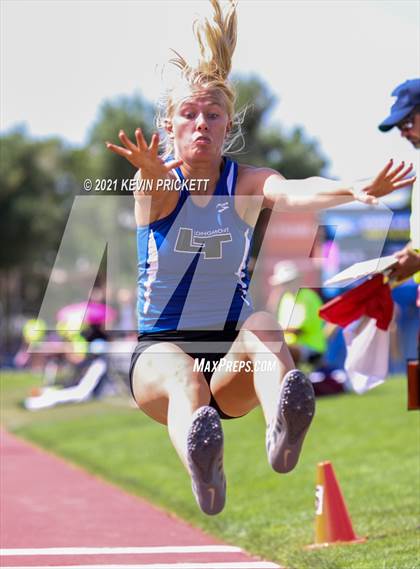 Thumbnail 2 in CHSAA Track & Field 4A Championships (Girls Long Jump) photogallery.