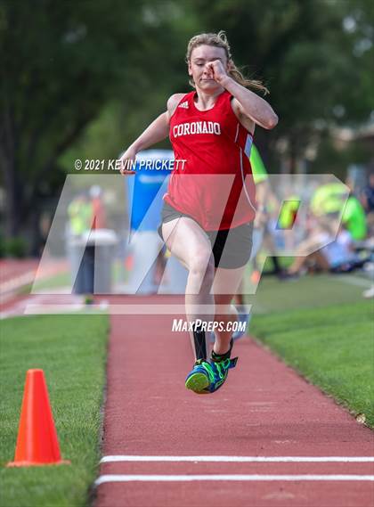 Thumbnail 3 in CHSAA Track & Field 4A Championships (Girls Long Jump) photogallery.