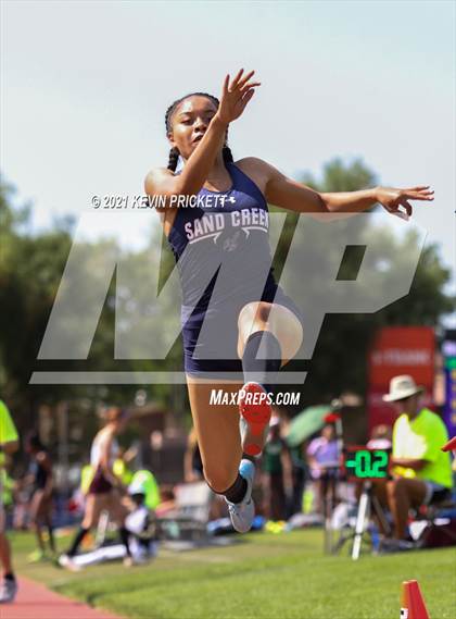 Thumbnail 1 in CHSAA Track & Field 4A Championships (Girls Long Jump) photogallery.