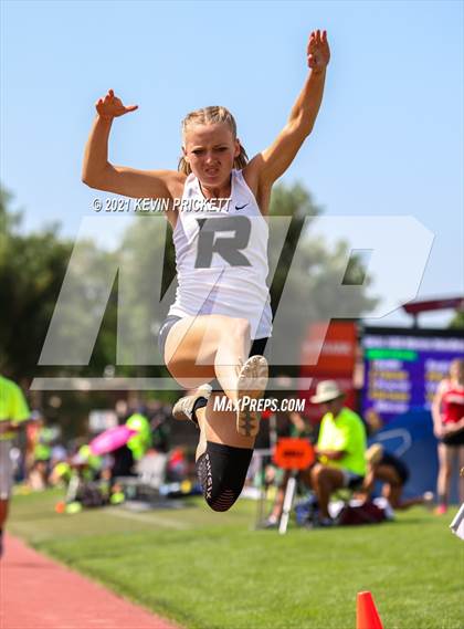 Thumbnail 2 in CHSAA Track & Field 4A Championships (Girls Long Jump) photogallery.