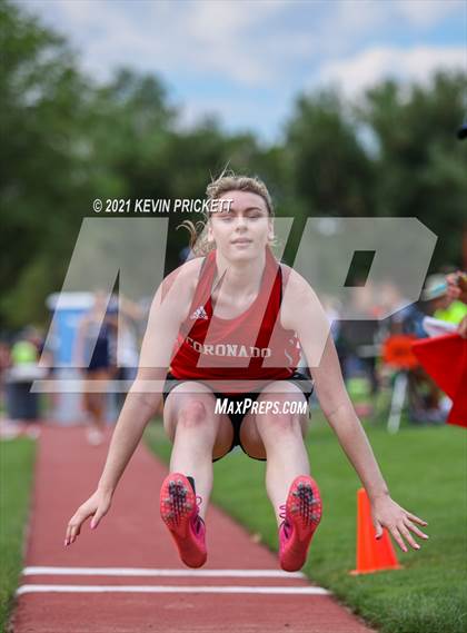 Thumbnail 2 in CHSAA Track & Field 4A Championships (Girls Long Jump) photogallery.