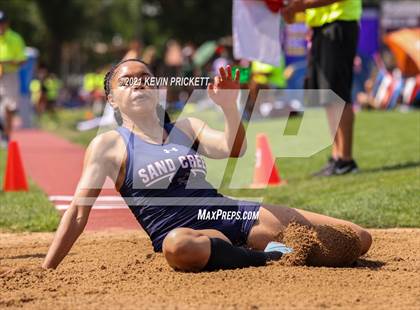 Thumbnail 3 in CHSAA Track & Field 4A Championships (Girls Long Jump) photogallery.