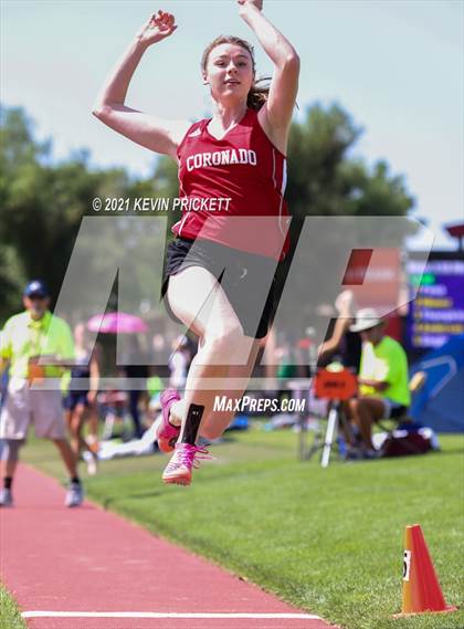 Thumbnail 1 in CHSAA Track & Field 4A Championships (Girls Long Jump) photogallery.
