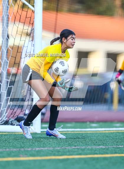Thumbnail 2 in  Etiwanda @ Harvard-Westlake (CIF SS D2 Quarterfinal) photogallery.