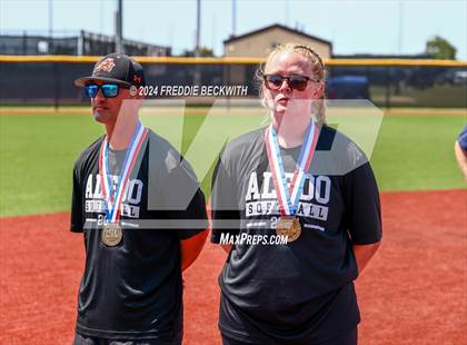 Thumbnail 1 in Aledo vs. Harlingen South (UIL 5A Softball Semifinal) photogallery.