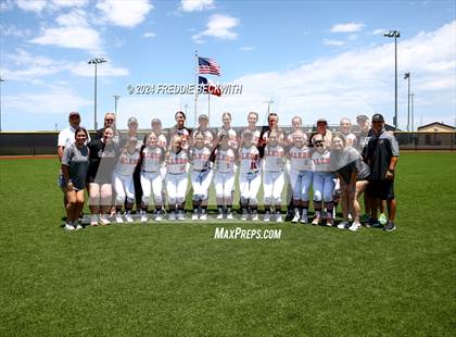 Thumbnail 2 in Aledo vs. Harlingen South (UIL 5A Softball Semifinal) photogallery.