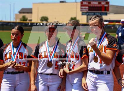 Thumbnail 1 in Aledo vs. Harlingen South (UIL 5A Softball Semifinal) photogallery.