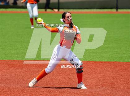 Thumbnail 2 in Aledo vs. Harlingen South (UIL 5A Softball Semifinal) photogallery.