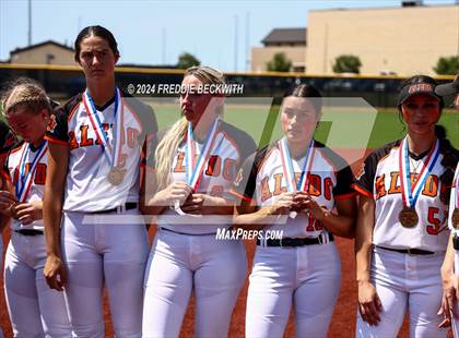 Thumbnail 2 in Aledo vs. Harlingen South (UIL 5A Softball Semifinal) photogallery.