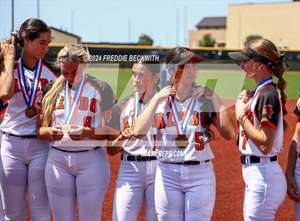 Thumbnail 3 in Aledo vs. Harlingen South (UIL 5A Softball Semifinal) photogallery.