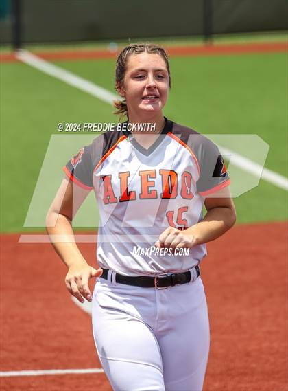 Thumbnail 2 in Aledo vs. Harlingen South (UIL 5A Softball Semifinal) photogallery.