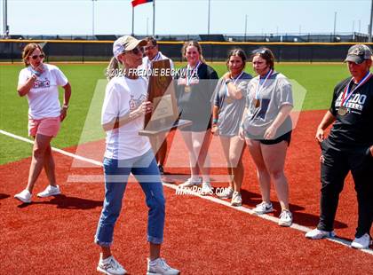 Thumbnail 1 in Aledo vs. Harlingen South (UIL 5A Softball Semifinal) photogallery.