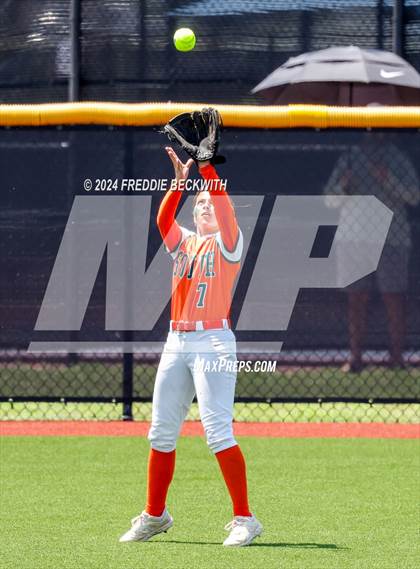 Thumbnail 3 in Aledo vs. Harlingen South (UIL 5A Softball Semifinal) photogallery.