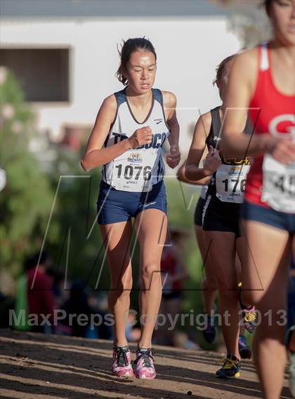 Thumbnail 2 in CIF SS Cross Country Championships (Girls D1) photogallery.